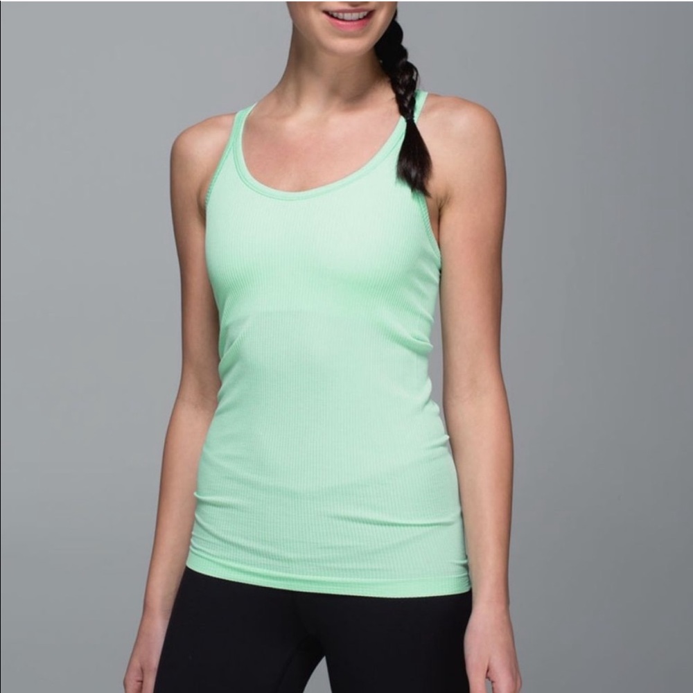 Ebb to street lululemon tank mint blue size 6